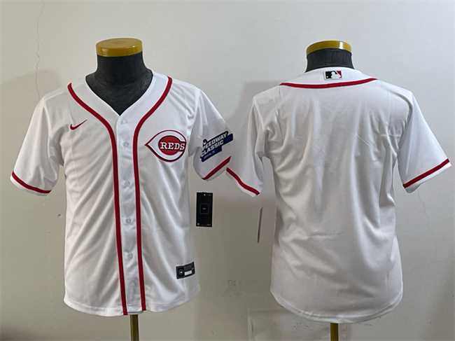 Youth Cincinnati Reds Blank White 2025 Speedway Classic Stitched Jersey,We sell and wholesale Youth Cincinnati Reds Blank White 2025 Speedway Classic Stitched Jersey on line form chian!