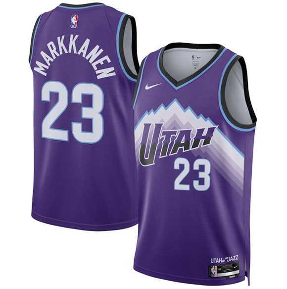 Men's Utah Jazz #23 Lauri Markkanen Purple 2025 Icon Edition Stitched Jersey Dzhi,We sell and wholesale Men's Utah Jazz #23 Lauri Markkanen Purple 2025 Icon Edition Stitched Jersey Dzhi on line form chian!