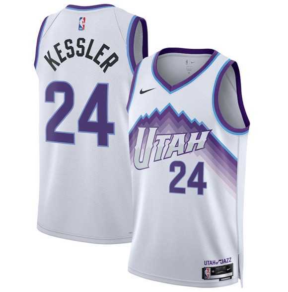 Men's Utah Jazz #24 Walker Kessler White 2025 Association Edition Stitched Jersey Dzhi,We sell and wholesale Men's Utah Jazz #24 Walker Kessler White 2025 Association Edition Stitched Jersey Dzhi on line form chian!