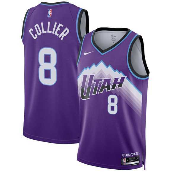 Men's Utah Jazz #8 Isaiah Collier Purple 2025 Icon Edition Stitched Jersey Dzhi,We sell and wholesale Men's Utah Jazz #8 Isaiah Collier Purple 2025 Icon Edition Stitched Jersey Dzhi on line form chian!