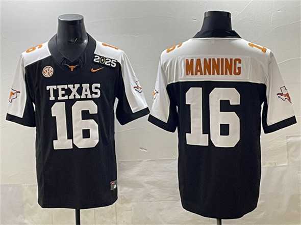 Men's Texas Longhorns #16 Peyton Manning Black F.U.S.E. 2025 CFP Final With SEC Patch Stitched Jersey,We sell and wholesale Men's Texas Longhorns #16 Peyton Manning Black F.U.S.E. 2025 CFP Final With SEC Patch Stitched Jersey on line form chian!