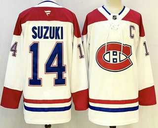 Men's Montreal Canadiens #14 Nick Suzuki White Authentic Jersey,We sell and wholesale Men's Montreal Canadiens #14 Nick Suzuki White Authentic Jersey on line form chian!