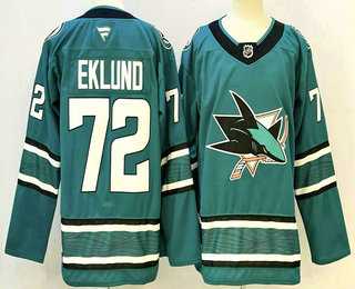 Men's San Jose Sharks #72 William Eklund Teal Authentic Jersey,We sell and wholesale Men's San Jose Sharks #72 William Eklund Teal Authentic Jersey on line form chian!