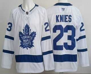 Men's Toronto Maple Leafs #23 Matthew Knies White Authentitc Jersey,We sell and wholesale Men's Toronto Maple Leafs #23 Matthew Knies White Authentitc Jersey on line form chian!