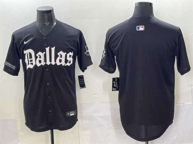 Men's Dallas Cowboys Blank Black 'Gothic Lone Star Edition' Limited Stitched Baseball Jersey,We sell and wholesale Men's Dallas Cowboys Blank Black 'Gothic Lone Star Edition' Limited Stitched Baseball Jersey on line form chian!
