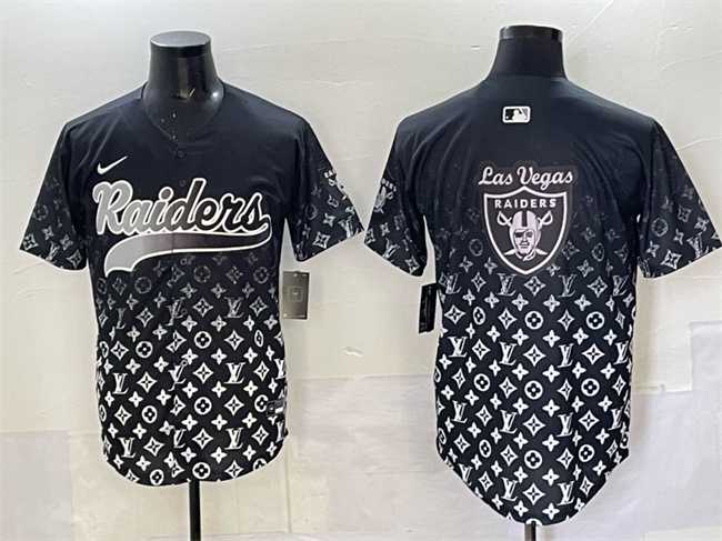 Men's Las Vegas Raiders Team Big Logo Black Limited Stitched Baseball Jersey,We sell and wholesale Men's Las Vegas Raiders Team Big Logo Black Limited Stitched Baseball Jersey on line form chian!