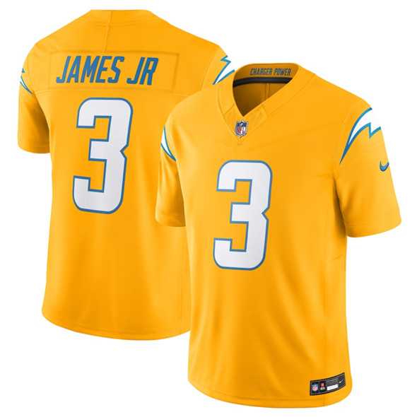 Men's Los Angeles Chargers #3 Derwin James Jr. Gold 2025 F.U.S.E. Alternate Vapor Limited Stitched Jersey,We sell and wholesale Men's Los Angeles Chargers #3 Derwin James Jr. Gold 2025 F.U.S.E. Alternate Vapor Limited Stitched Jersey on line form chian!