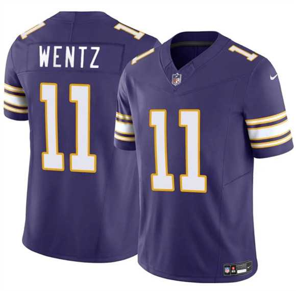 Men's Minnesota Vikings #11 Carson Wentz Purple 2025 F.U.S.E. Throwback Vapor Untouchable Limited Stitched Jersey Dzhi,We sell and wholesale Men's Minnesota Vikings #11 Carson Wentz Purple 2025 F.U.S.E. Throwback Vapor Untouchable Limited Stitched Jersey Dzhi on line form chian!