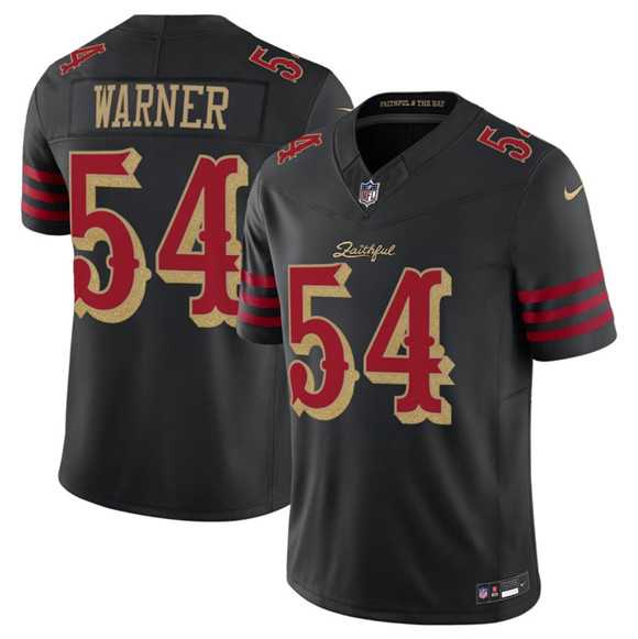 Men's San Francisco 49ers #54 Fred Warner Black 2025 F.U.S.E. 'Rivalries' Vapor Limited Stitched Jersey Dzhi,We sell and wholesale Men's San Francisco 49ers #54 Fred Warner Black 2025 F.U.S.E. 'Rivalries' Vapor Limited Stitched Jersey Dzhi on line form chian!