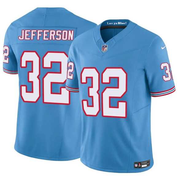 Men's Tennessee Titans #32 Jermar Jefferson Blue 2025 F.U.S.E. Throwback Vapor Limited Stitched Jersey Dzhi,We sell and wholesale Men's Tennessee Titans #32 Jermar Jefferson Blue 2025 F.U.S.E. Throwback Vapor Limited Stitched Jersey Dzhi on line form chian!
