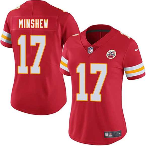 Women's Kansas City Chiefs #17 Gardner Minshew Red 2025 Vapor Untouchable Limited Stitched Jersey(Run Small) Dzhi,We sell and wholesale Women's Kansas City Chiefs #17 Gardner Minshew Red 2025 Vapor Untouchable Limited Stitched Jersey(Run Small) Dzhi on line form chian!