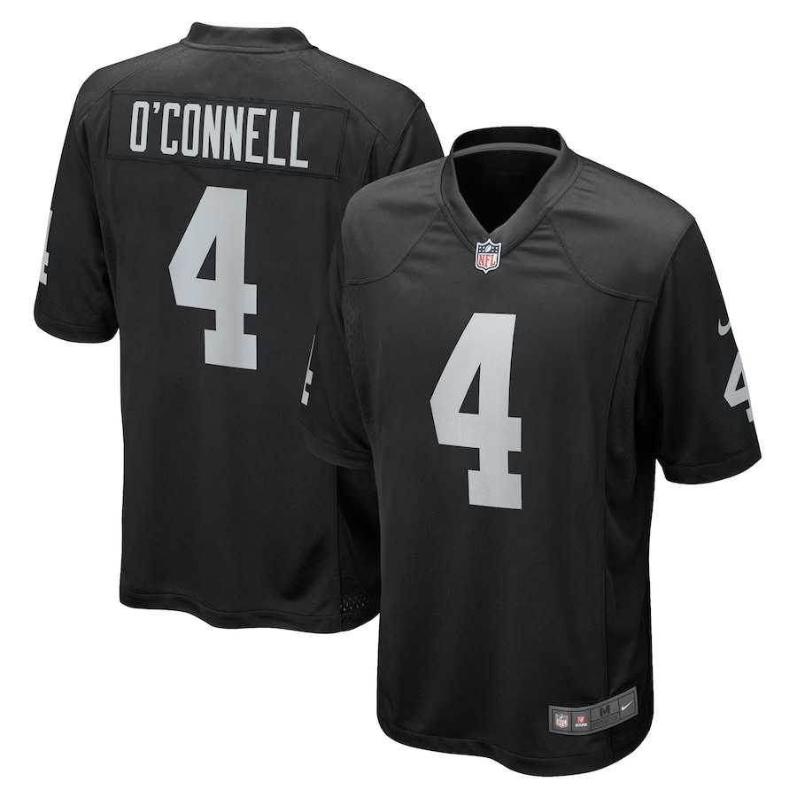 Men & Women & Youth Las Vegas Raiders #4 Aidan O'Connell Nike Black Game Jersey,We sell and wholesale Men & Women & Youth Las Vegas Raiders #4 Aidan O'Connell Nike Black Game Jersey on line form chian!