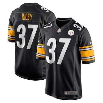 Men & Women & Youth Pittsburgh Steelers #37 Elijah Riley Nike Black Game Player Jersey,We sell and wholesale Men & Women & Youth Pittsburgh Steelers #37 Elijah Riley Nike Black Game Player Jersey on line form chian!