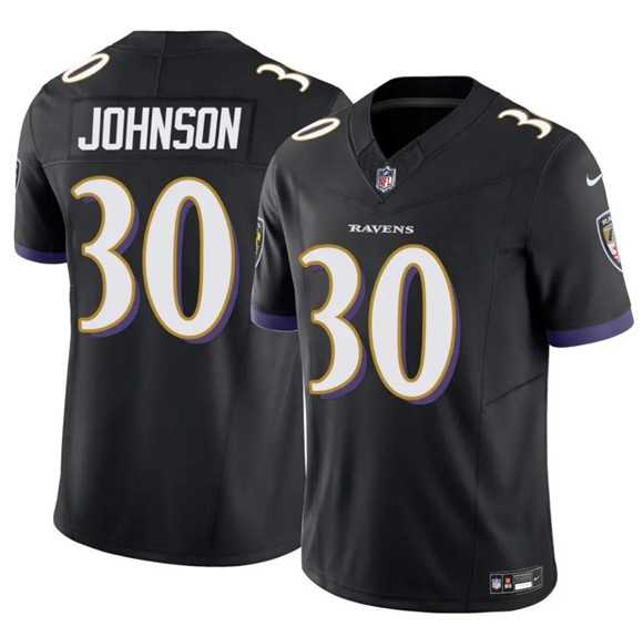 Men & Women & Youth Baltimore Ravens #30 D'Ernest Johnson Black 2025 F.U.S.E Vapor Limited Jersey,We sell and wholesale Men & Women & Youth Baltimore Ravens #30 D'Ernest Johnson Black 2025 F.U.S.E Vapor Limited Jersey on line form chian!