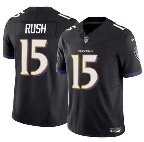 Men & Women & Youth Baltimore Ravens #15 Cooper Rush Black 2025 F.U.S.E Vapor Limited Jersey,We sell and wholesale Men & Women & Youth Baltimore Ravens #15 Cooper Rush Black 2025 F.U.S.E Vapor Limited Jersey on line form chian!