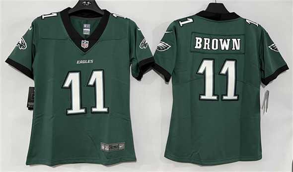 Women's Philadelphia Eagles #11 A. J. Brown Green New Vapor Untouchable Limited Stitched Jersey,We sell and wholesale Women's Philadelphia Eagles #11 A. J. Brown Green New Vapor Untouchable Limited Stitched Jersey on line form chian!