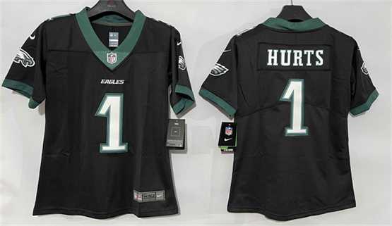 Women's Philadelphia Eagles #1 Jalen Hurts Black New Vapor Untouchable Limited Stitched Jersey,We sell and wholesale Women's Philadelphia Eagles #1 Jalen Hurts Black New Vapor Untouchable Limited Stitched Jersey on line form chian!