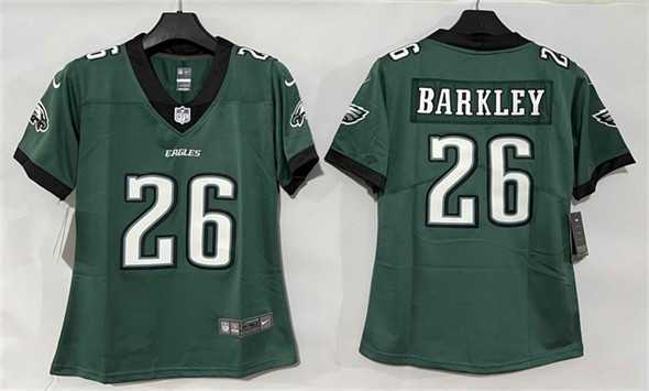 Women's Philadelphia Eagles #26 Saquon Barkley Green New Vapor Untouchable Limited Stitched Jersey,We sell and wholesale Women's Philadelphia Eagles #26 Saquon Barkley Green New Vapor Untouchable Limited Stitched Jersey on line form chian!
