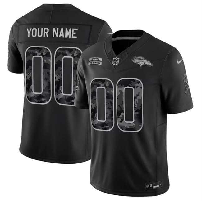 Men's Denver Broncos Active Player Custom Black F.U.S.E. 2026 Salute to Service Limited Football Stitched Jersey,We sell and wholesale Men's Denver Broncos Active Player Custom Black F.U.S.E. 2026 Salute to Service Limited Football Stitched Jersey on line form chian!