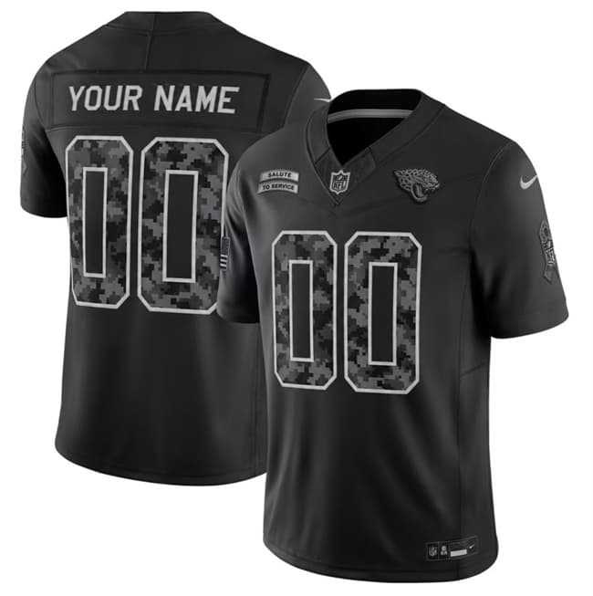 Men's Jacksonville Jaguars Active Player Custom Black F.U.S.E. 2026 Salute to Service Limited Football Stitched Jersey,We sell and wholesale Men's Jacksonville Jaguars Active Player Custom Black F.U.S.E. 2026 Salute to Service Limited Football Stitched Jersey on line form chian!