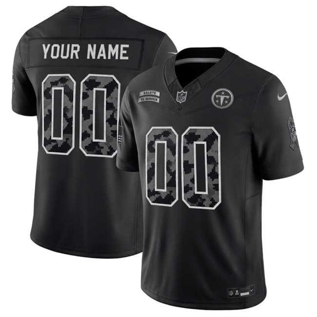 Men's Tennessee Titans Active Player Custom Black F.U.S.E. 2026 Salute to Service Limited Football Stitched Jersey,We sell and wholesale Men's Tennessee Titans Active Player Custom Black F.U.S.E. 2026 Salute to Service Limited Football Stitched Jersey on line form chian!