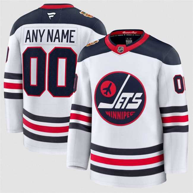 Men's Winnipeg Jets Custom White 2026 Home Stitched Hockey Jersey,We sell and wholesale Men's Winnipeg Jets Custom White 2026 Home Stitched Hockey Jersey on line form chian!
