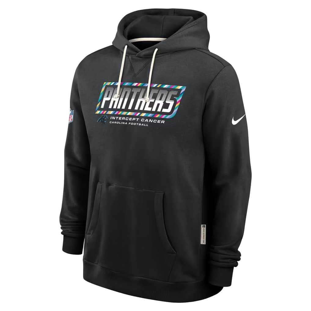 Men's Carolina Panthers Black 2026 Crucial Catch Sideline Standard Issue Dri-FIT Pullover Hoodie,We sell and wholesale Men's Carolina Panthers Black 2026 Crucial Catch Sideline Standard Issue Dri-FIT Pullover Hoodie on line form chian!