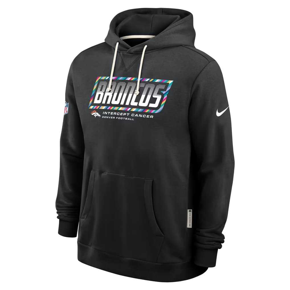 Men's Denver Broncos Black 2026 Crucial Catch Sideline Standard Issue Dri-FIT Pullover Hoodie,We sell and wholesale Men's Denver Broncos Black 2026 Crucial Catch Sideline Standard Issue Dri-FIT Pullover Hoodie on line form chian!