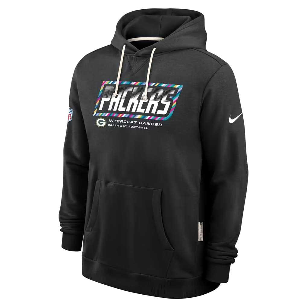 Men's Green Bay Packers Black 2026 Crucial Catch Sideline Standard Issue Dri-FIT Pullover Hoodie,We sell and wholesale Men's Green Bay Packers Black 2026 Crucial Catch Sideline Standard Issue Dri-FIT Pullover Hoodie on line form chian!