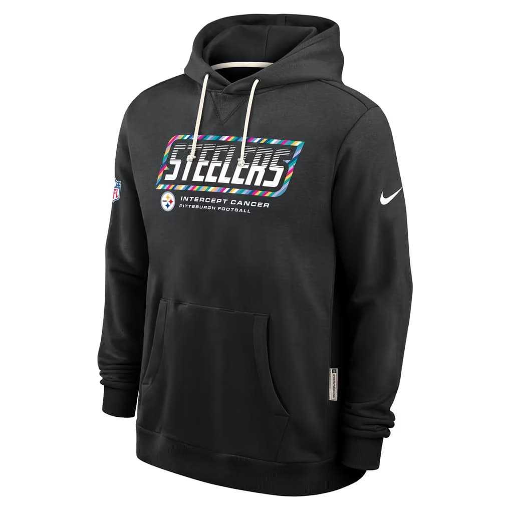 Men's Pittsburgh Steelers Black 2026 Crucial Catch Sideline Standard Issue Dri-FIT Pullover Hoodie,We sell and wholesale Men's Pittsburgh Steelers Black 2026 Crucial Catch Sideline Standard Issue Dri-FIT Pullover Hoodie on line form chian!
