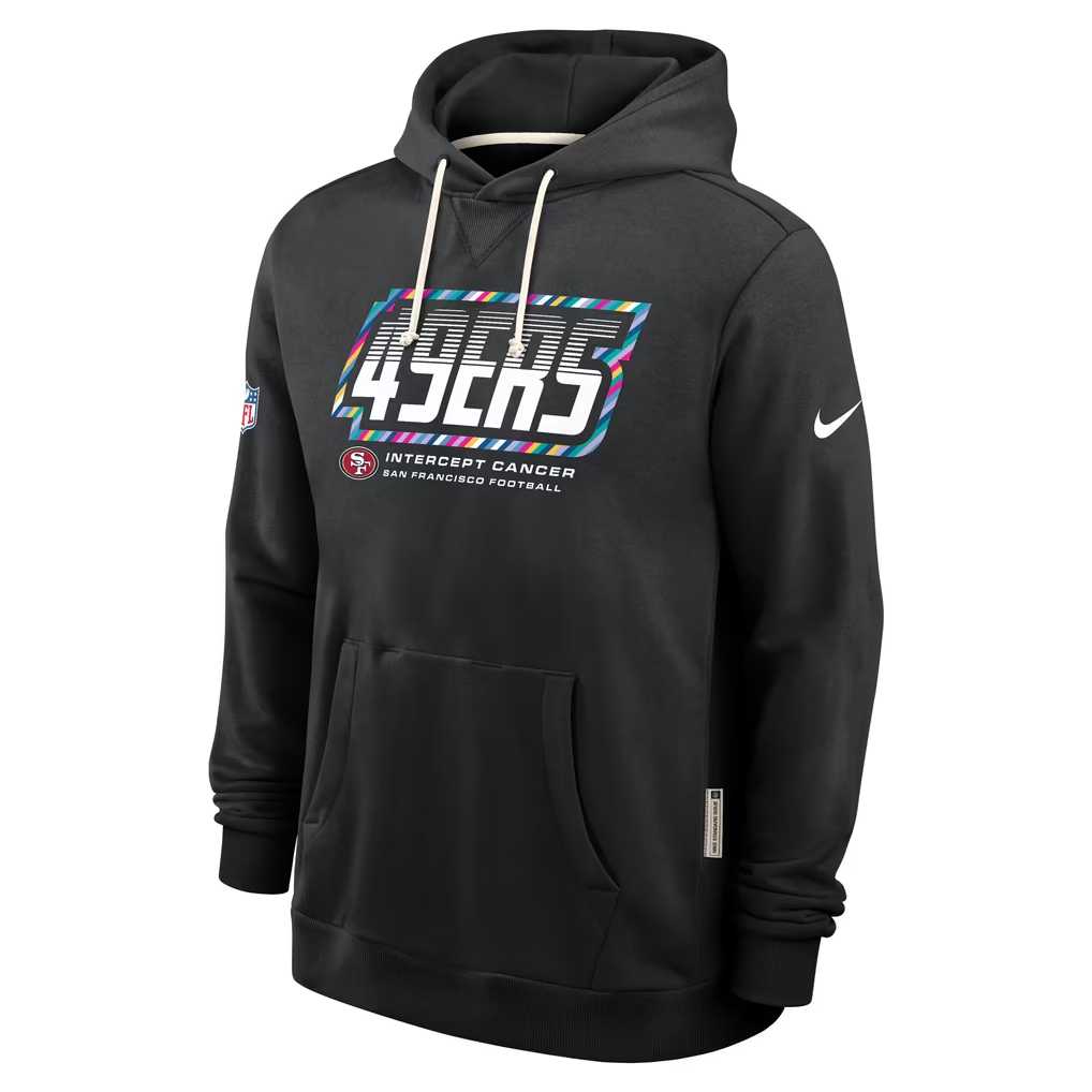 Men's San Francisco 49ers Black 2026 Crucial Catch Sideline Standard Issue Dri-FIT Pullover Hoodie,We sell and wholesale Men's San Francisco 49ers Black 2026 Crucial Catch Sideline Standard Issue Dri-FIT Pullover Hoodie on line form chian!