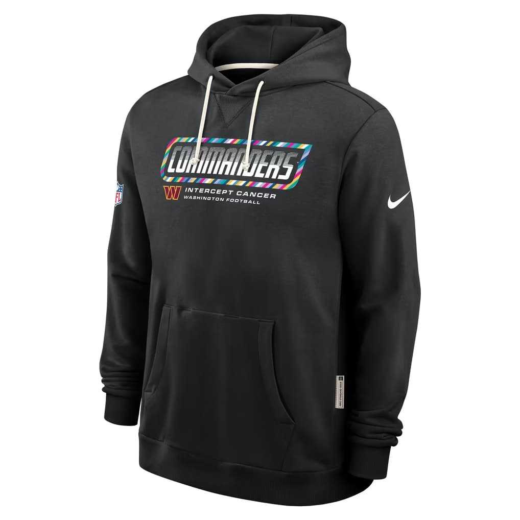 Men's Washington Commanders Black 2026 Crucial Catch Sideline Standard Issue Dri-FIT Pullover Hoodie,We sell and wholesale Men's Washington Commanders Black 2026 Crucial Catch Sideline Standard Issue Dri-FIT Pullover Hoodie on line form chian!