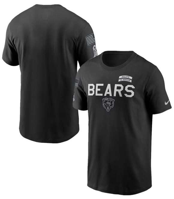 Men's Chicago Bears Black 2026 Salute to Service Sideline Dri-FIT T-Shirt,We sell and wholesale Men's Chicago Bears Black 2026 Salute to Service Sideline Dri-FIT T-Shirt on line form chian!