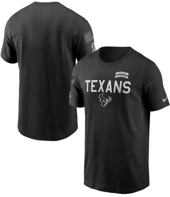 Men's Houston Texans Black 2026 Salute to Service Sideline Dri-FIT T-Shirt,We sell and wholesale Men's Houston Texans Black 2026 Salute to Service Sideline Dri-FIT T-Shirt on line form chian!