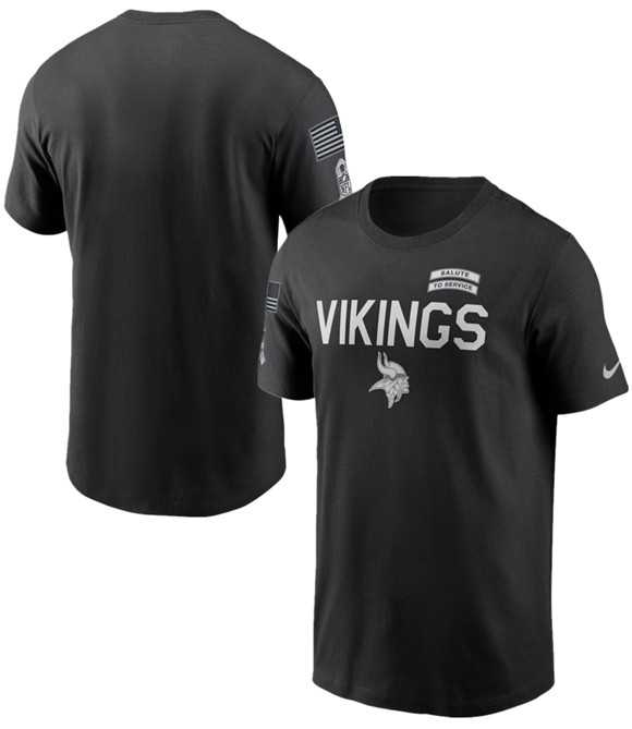 Men's Minnesota Vikings Black 2026 Salute to Service Sideline Dri-FIT T-Shirt,We sell and wholesale Men's Minnesota Vikings Black 2026 Salute to Service Sideline Dri-FIT T-Shirt on line form chian!