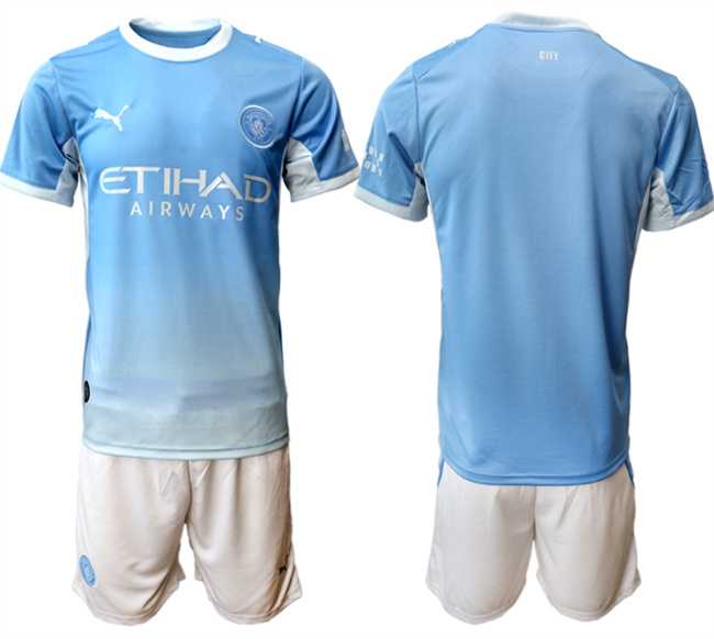 Men's Manchester City Custom 2026-27 Light Blue Home Soccer Jersey Suit,We sell and wholesale Men's Manchester City Custom 2026-27 Light Blue Home Soccer Jersey Suit on line form chian!