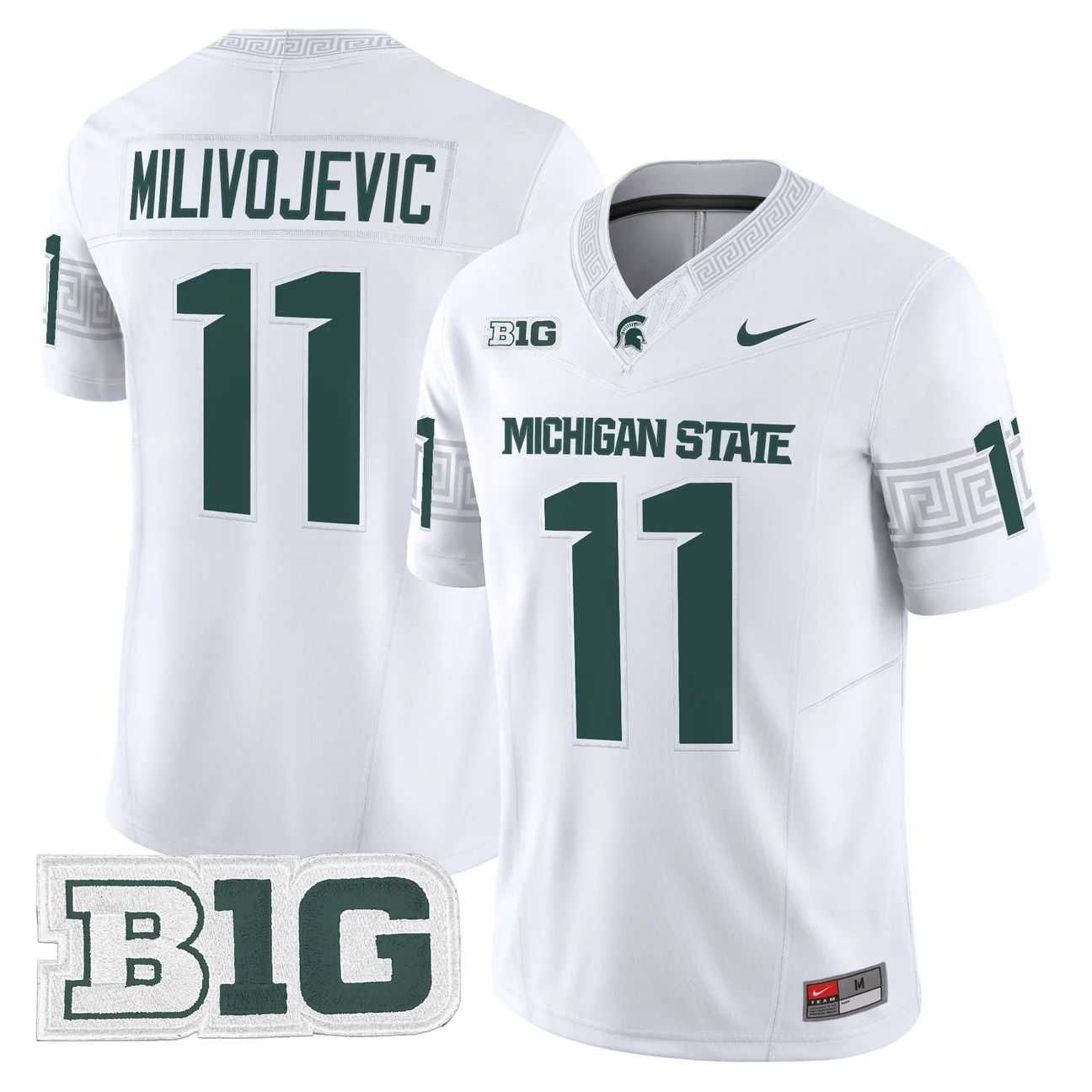 Men's Michigan State Spartans #11 ALESSIO MILIVOJEVIC 2026 Vapor Limited White Jersey Dzhi,We sell and wholesale Men's Michigan State Spartans #11 ALESSIO MILIVOJEVIC 2026 Vapor Limited White Jersey Dzhi on line form chian!
