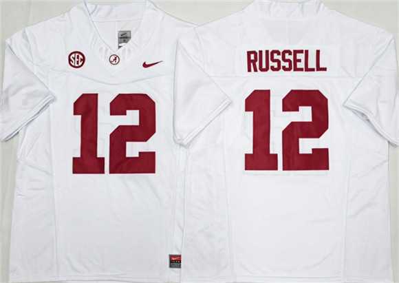 Men's Alabama Crimson Tide #12 Keelon Russell White 2026 F.U.S.E Stitched Jersey,We sell and wholesale Men's Alabama Crimson Tide #12 Keelon Russell White 2026 F.U.S.E Stitched Jersey on line form chian!
