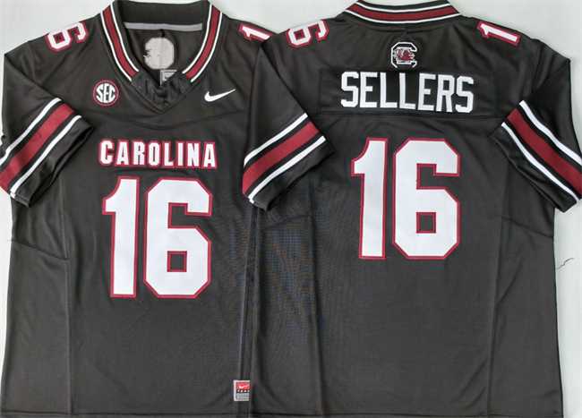 Men's South Carolina Fighting Gamecocks #16 LaNorris Sellers Black 2026 F.U.S.E. Stitched Jersey,We sell and wholesale Men's South Carolina Fighting Gamecocks #16 LaNorris Sellers Black 2026 F.U.S.E. Stitched Jersey on line form chian!