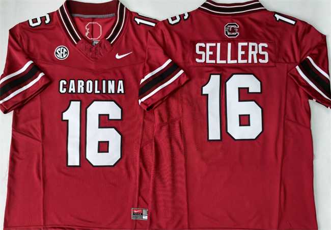 Men's South Carolina Fighting Gamecocks #16 LaNorris Sellers Red 2026 F.U.S.E. Stitched Jersey,We sell and wholesale Men's South Carolina Fighting Gamecocks #16 LaNorris Sellers Red 2026 F.U.S.E. Stitched Jersey on line form chian!