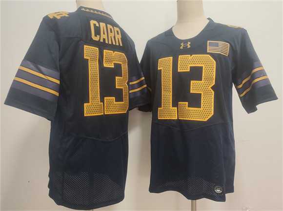 Men's Notre Dame Fighting Irish #13 CJ Carr Navy 2026 Shamrock Series Stitched Jersey,We sell and wholesale Men's Notre Dame Fighting Irish #13 CJ Carr Navy 2026 Shamrock Series Stitched Jersey on line form chian!
