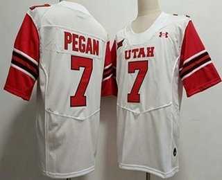 Men's Utah Utes #7 Braden Pegan White College Jersey,We sell and wholesale Men's Utah Utes #7 Braden Pegan White College Jersey on line form chian!