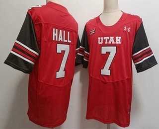 Men's Utah Utes #7 Johnathan Hall Red College Jersey,We sell and wholesale Men's Utah Utes #7 Johnathan Hall Red College Jersey on line form chian!