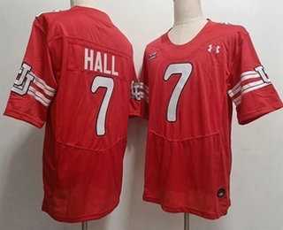 Men's Utah Utes #7 Johnathan Hall Red Retro College Throwback Jerseyy,We sell and wholesale Men's Utah Utes #7 Johnathan Hall Red Retro College Throwback Jerseyy on line form chian!