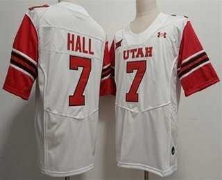 Men's Utah Utes #7 Johnathan Hall White College Jersey,We sell and wholesale Men's Utah Utes #7 Johnathan Hall White College Jersey on line form chian!