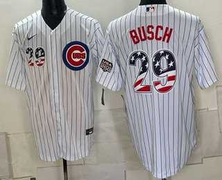 Men's Chicago Cubs #29 Michael Busch White USA 250 Fourth of July Home Stadium Stitched Jersey Dzhi,We sell and wholesale Men's Chicago Cubs #29 Michael Busch White USA 250 Fourth of July Home Stadium Stitched Jersey Dzhi on line form chian!