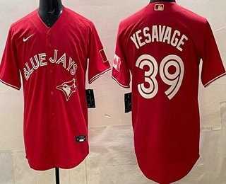 Men's Toronto Blue Jays #39 Trey Yesavage Red Cool Base Jersey,We sell and wholesale Men's Toronto Blue Jays #39 Trey Yesavage Red Cool Base Jersey on line form chian!
