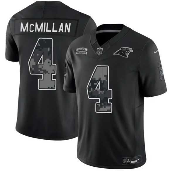 Men's Carolina Panthers #4 Tetairoa McMillan Black F.U.S.E. 2026 Salute to Service Limited Stitched Jersey Dzhi,We sell and wholesale Men's Carolina Panthers #4 Tetairoa McMillan Black F.U.S.E. 2026 Salute to Service Limited Stitched Jersey Dzhi on line form chian!