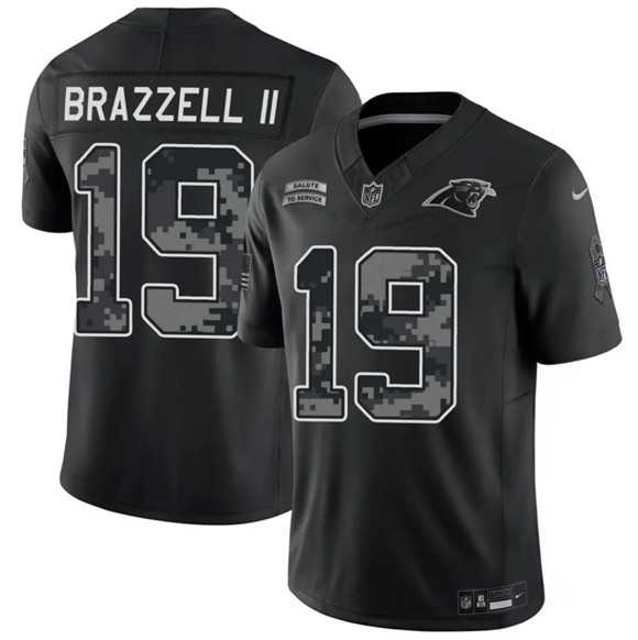 Men's Carolina Panthers #19 Chris Brazzell II Black F.U.S.E. 2026 Salute to Service Limited Stitched Jersey Dzhi,We sell and wholesale Men's Carolina Panthers #19 Chris Brazzell II Black F.U.S.E. 2026 Salute to Service Limited Stitched Jersey Dzhi on line form chian!