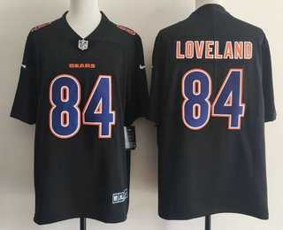 Men's Chicago Bears #84 Colston Loveland Limited Black Fashion Vapor Jersey,We sell and wholesale Men's Chicago Bears #84 Colston Loveland Limited Black Fashion Vapor Jersey on line form chian!